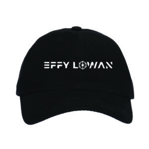 Effy Lowan black authentic baseball cap hat merchandise rap rnb hip-hop artist cool diamond imperfection truth honest raw