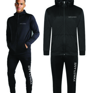 Effy Lowan merchandise black full tracksuit joggers sweatpants rap hip-hop rnb artist mental health cool