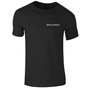 Effy Lowan merchandise black t-shirt rnb rap hip-hop artist mental health