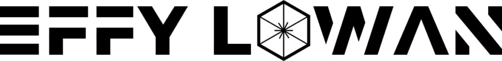 Effy Lowan long logo black and white rap rnb hip hop artist